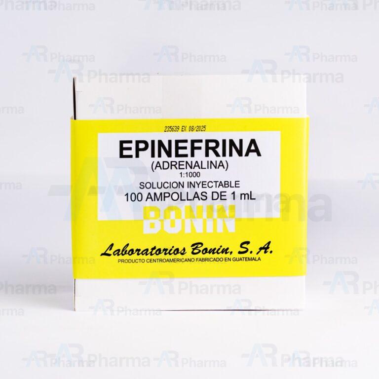 Epinefrina (adrenalina) 1:1000 ampolla 1ml – AR Pharma – Productos ...